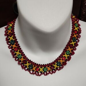 Vibrant Multicolor Beaded Necklace